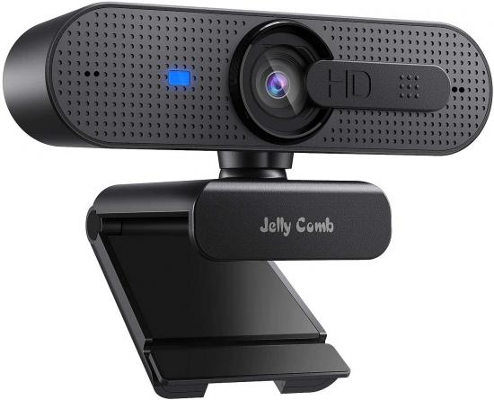 Jelly Comb 1080P HD Webcam mit Objektivdeckel (OV-SW-SW) Jelly Comb 1080P HD Webcam mit Objektivdeckel (OV-SW-SW)