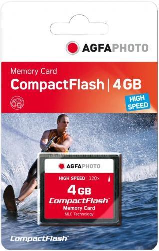 Compact Flash (CF) 4 GB Speicherkarte MLC 120x High Speed AgfaPhoto 