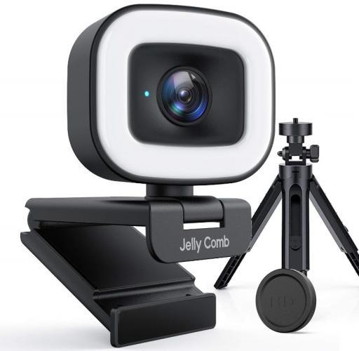 Jelly Comb Webcam mit Ring-Licht + Stativ