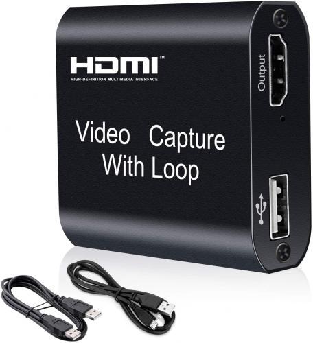 Game Capture Card, 4K USB 3.0 HDMI Capture Card mit 1080P 60FP