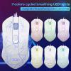 Gaming Tastatur mit Maus Wei Rainbow Hintergrundbeleuchtung